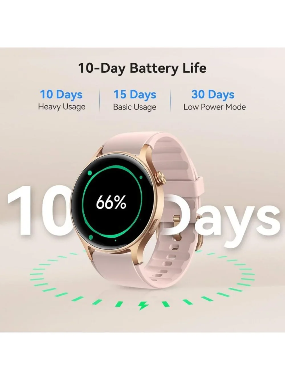 Stylish Smart Watch for Women, Call & Text Features, 1.32